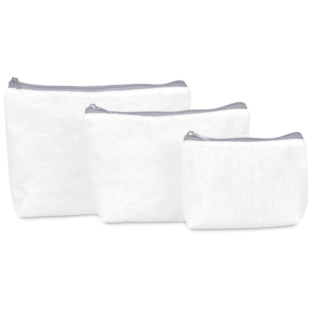 Pre-Production Sample Hoppla Recycled PET Stitch-Bond Mini Toiletry Bag