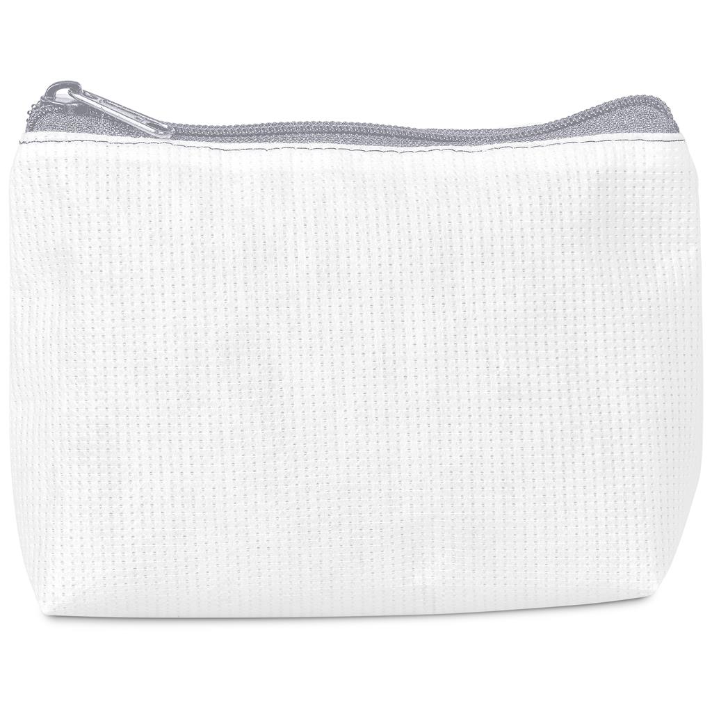 Pre-Production Sample Hoppla Recycled PET Stitch-Bond Mini Toiletry Bag - GREY