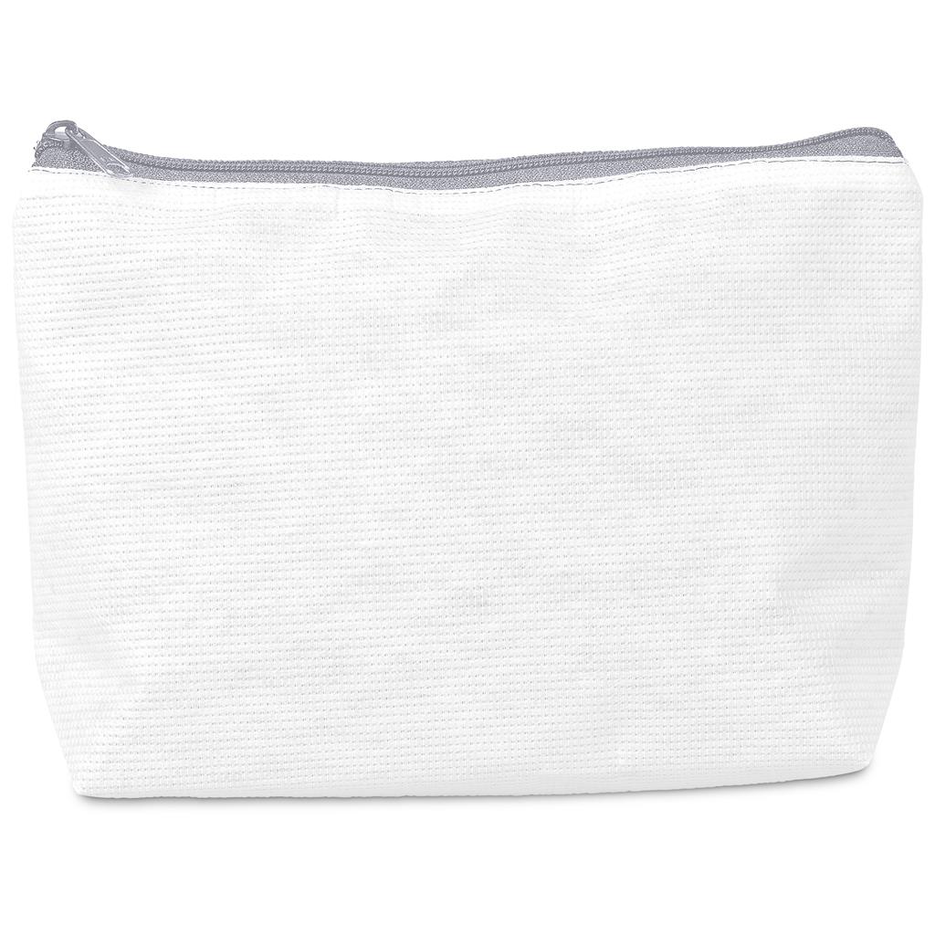 Pre-Production Sample Hoppla Leanne Recycled PET Stitch-Bond Maxi Toiletry Bag - GREY