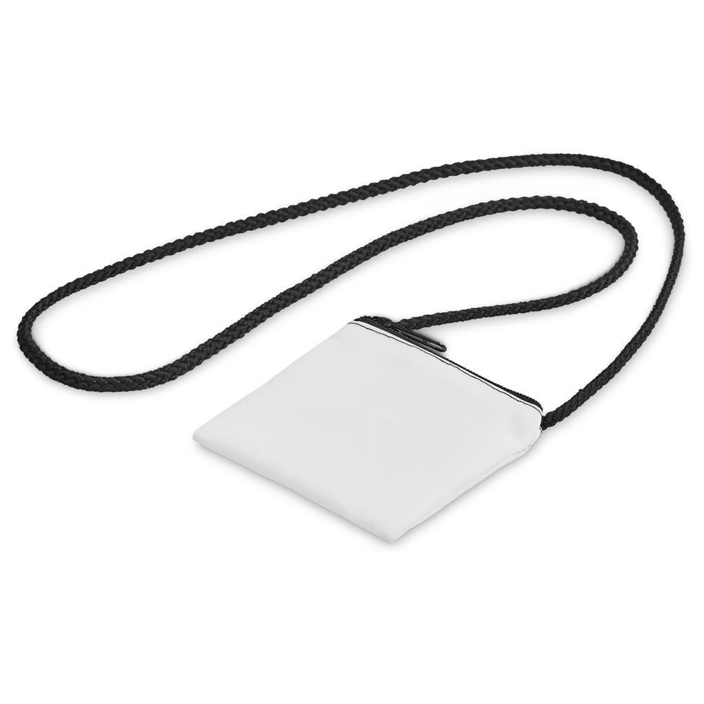 Pre-Production Sample Hoppla Sani Tuck Money Neck Pouch - BLACK