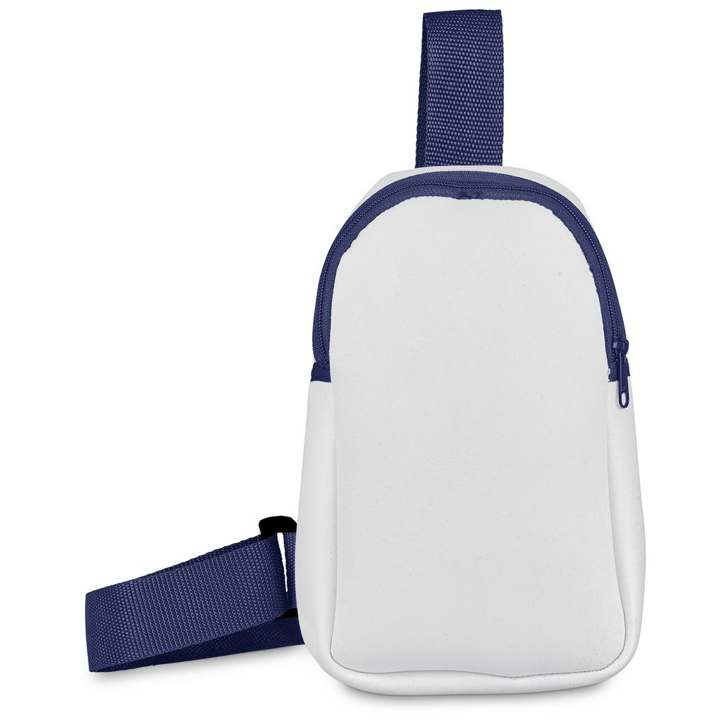 Pre-Production Sample Hoppla Golden Mile Neoprene Cross Body Bag - NAVY