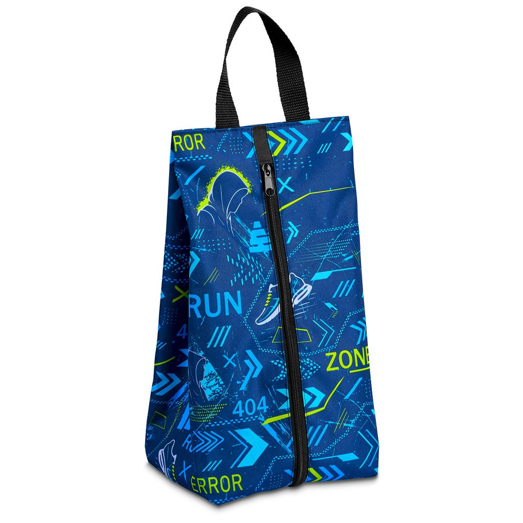 Pre-Production Sample Hoppla Spikes Polyester Shoe Bag