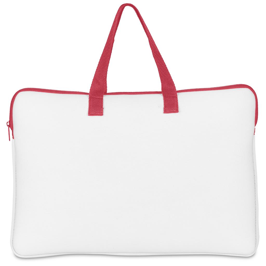 Pre-Production Sample Hoppla Cloud Neoprene Laptop Sleeve with Handles – 15 -16 inch - RED