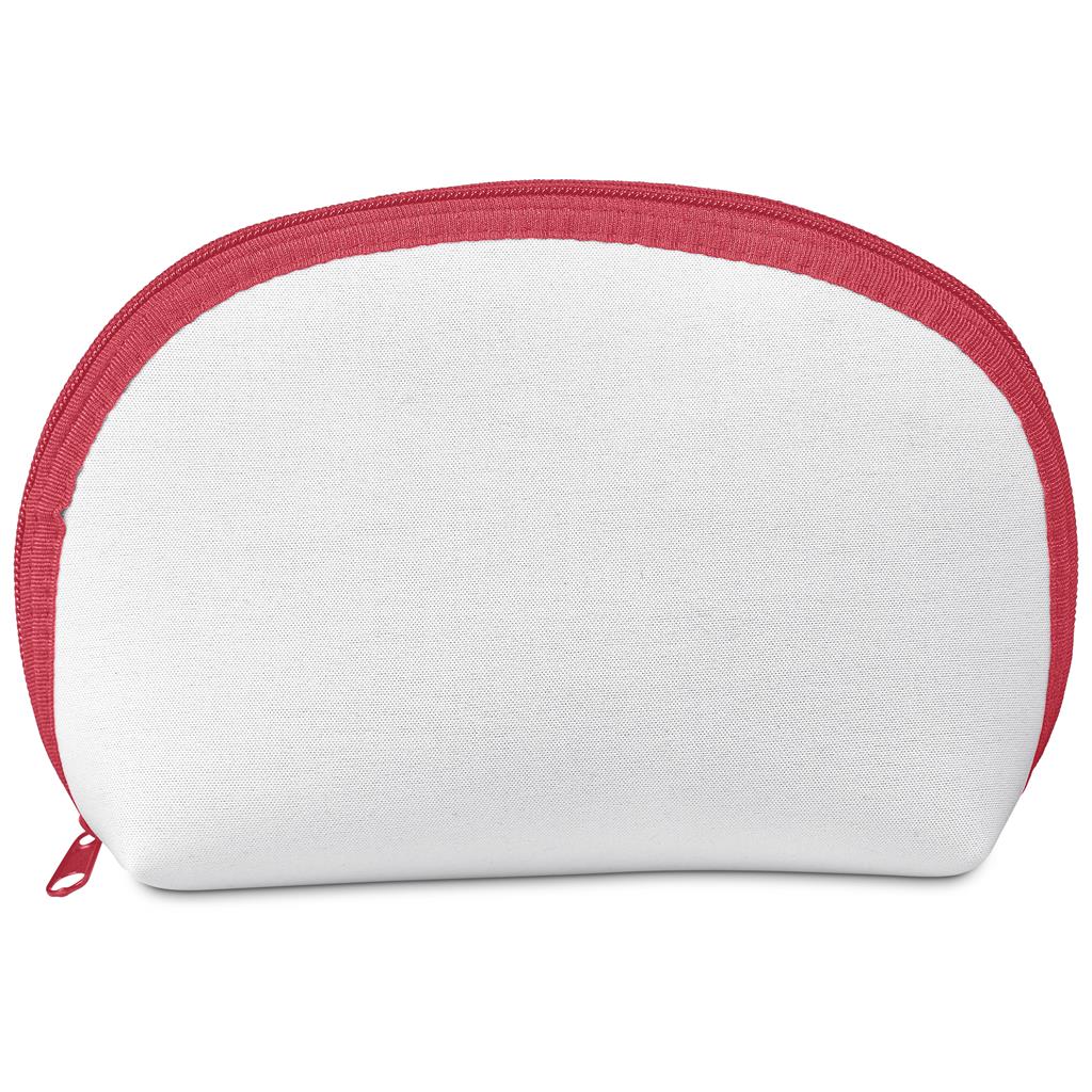 Pre-Production Sample Hoppla Isabella Neoprene Mini Cosmetic Bag - RED