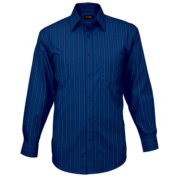 Civic Lounge Long Sleeve Mens - Royal/White