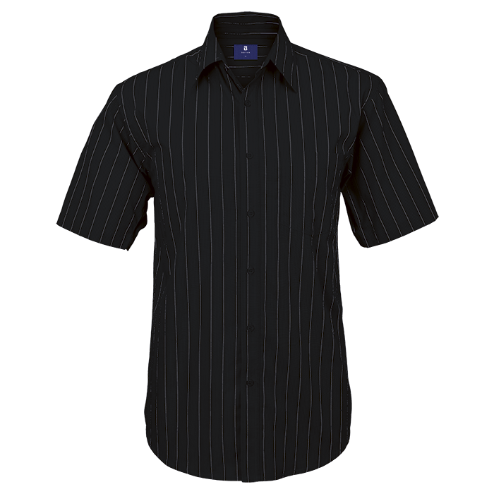 Civic Lounge Short Sleeve Mens - Black/White