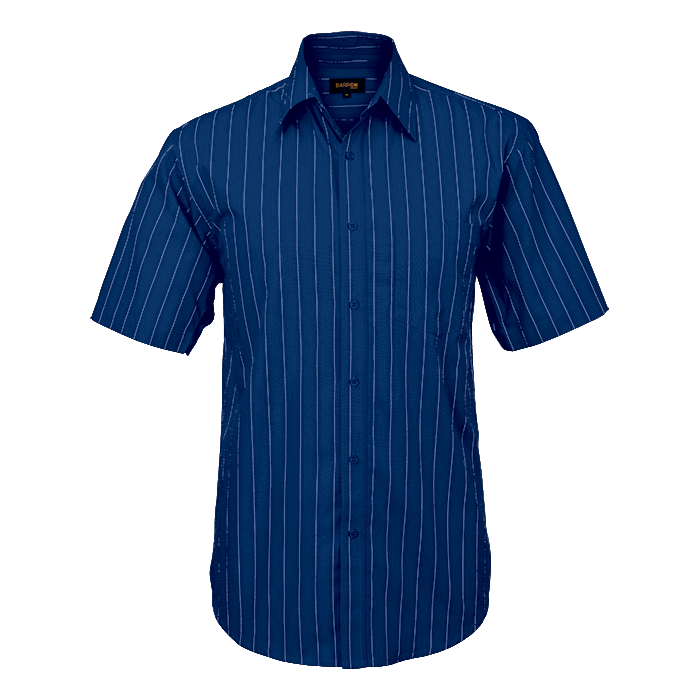Civic Lounge Short Sleeve Mens - Royal/White