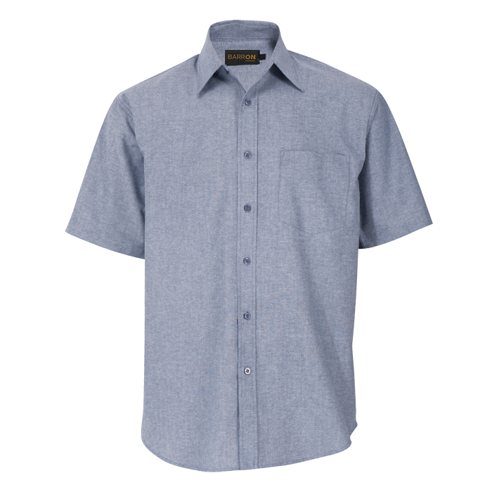 Oxford Lounge Short Sleeve Mens - Navy