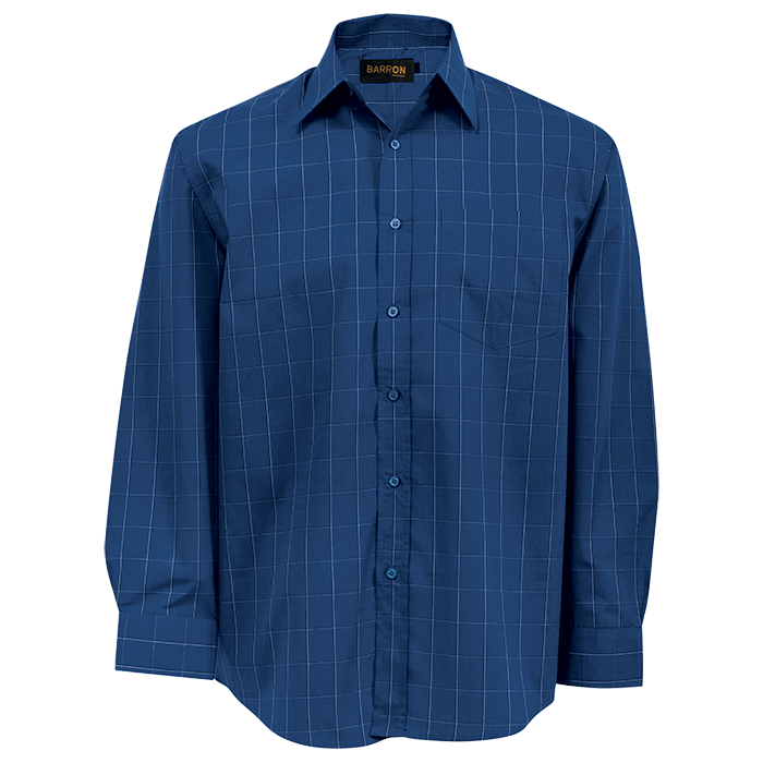 Metro Check Lounge Long Sleeve - Royal/Black/White