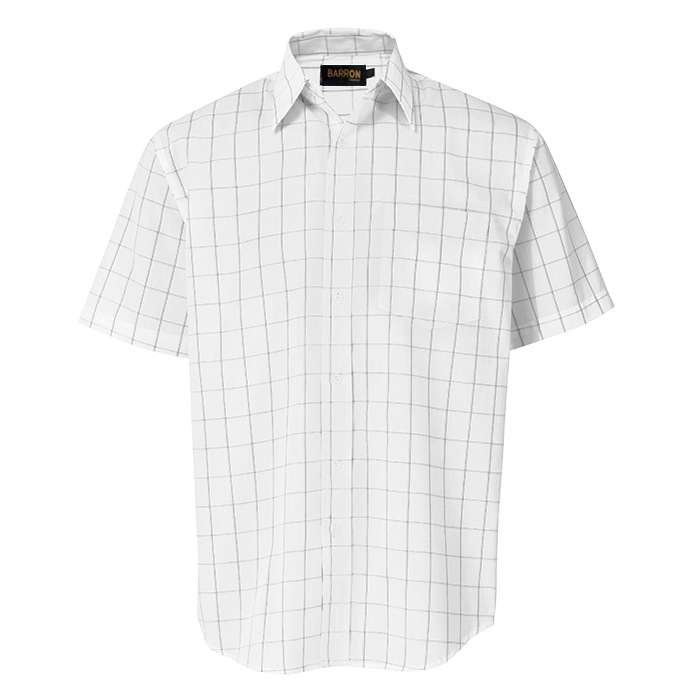 Metro Check Lounge Short Sleeve - White/Black/Grey