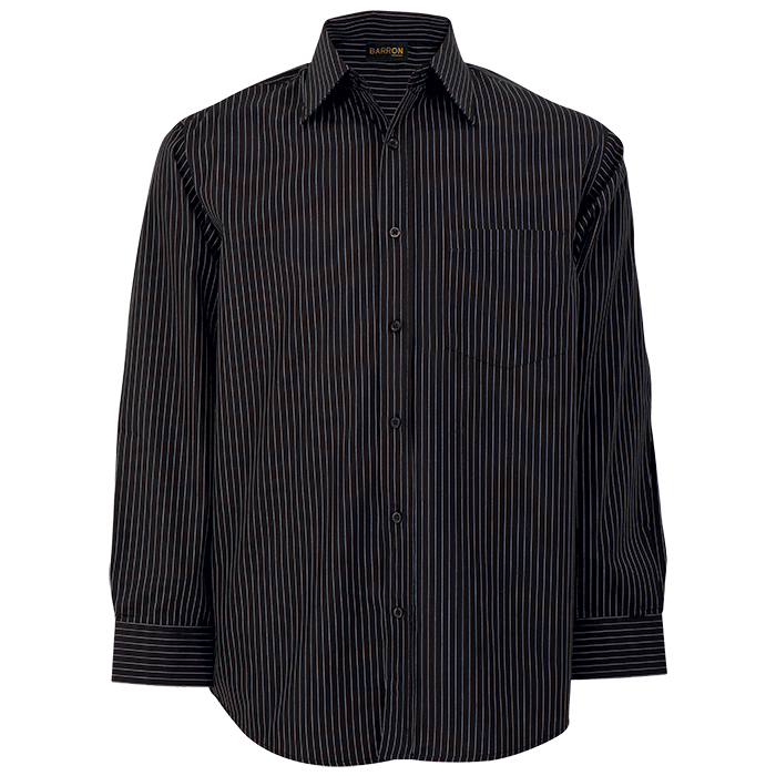 Quest Lounge Long Sleeve Mens - Black/White