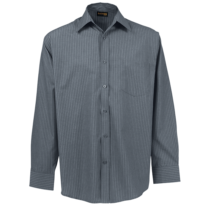 Quest Lounge Long Sleeve Mens - Grey/White