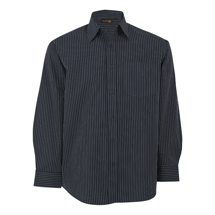 Quest Lounge Long Sleeve Mens - Navy/White