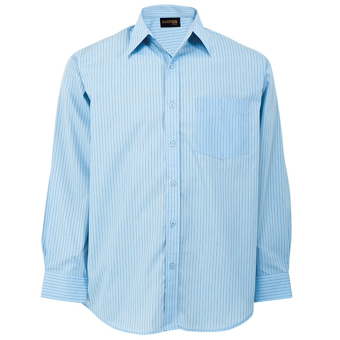 Quest Lounge Long Sleeve Mens - Sky/Royal