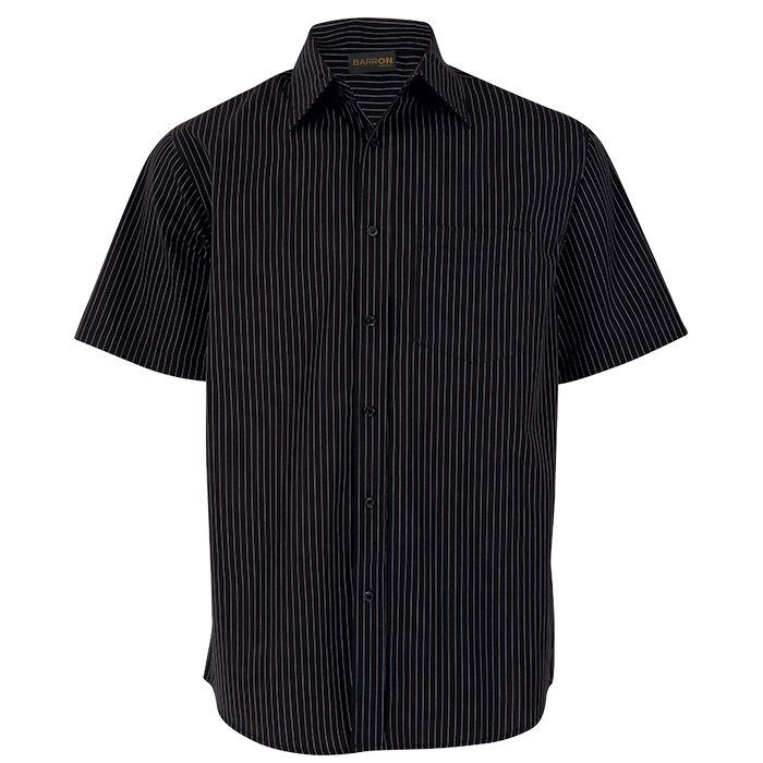 Quest Lounge Short Sleeve Mens - Black/White