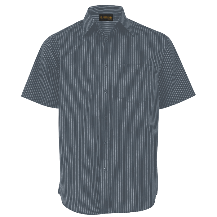Quest Lounge Short Sleeve Mens - Light Grey/White