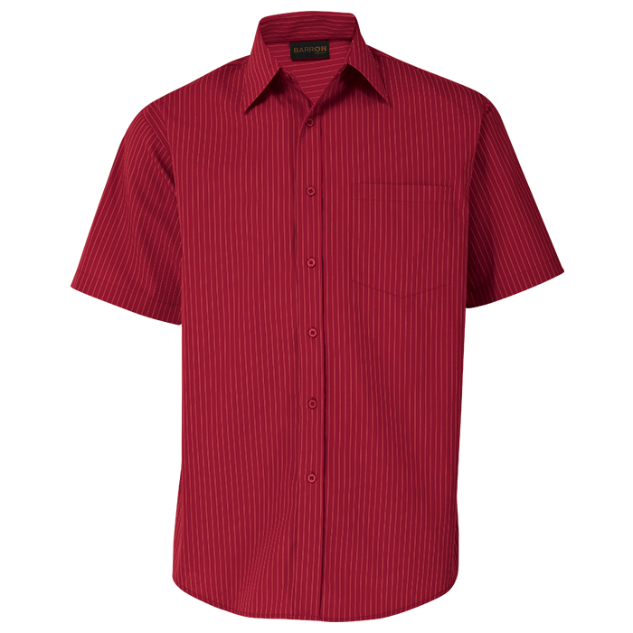 Quest Lounge Short Sleeve Mens - Red/White