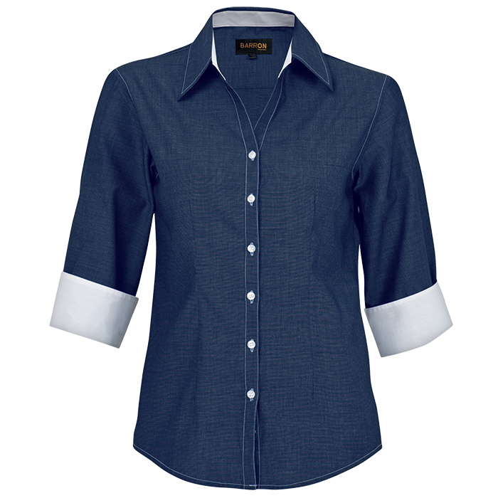 Onyx Blouse Ladies - Navy