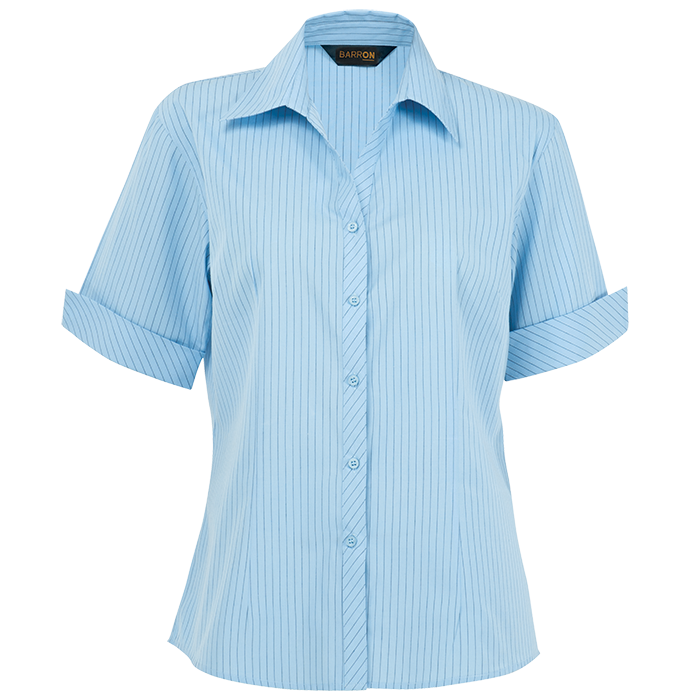 Quest Short Sleeve Blouse Ladies - Sky/Royal