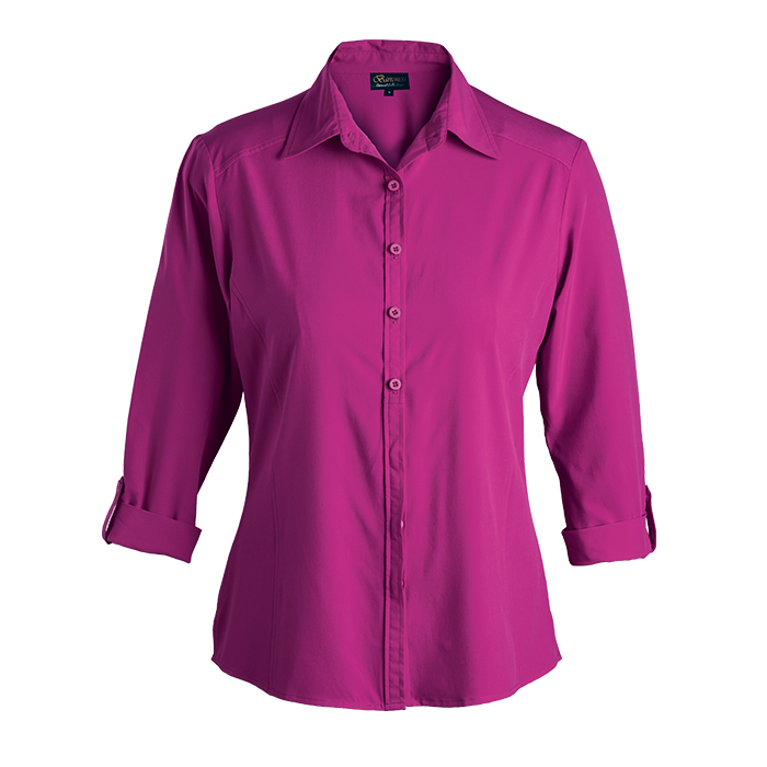 Geneva Blouse Ladies - Raspberry Pink