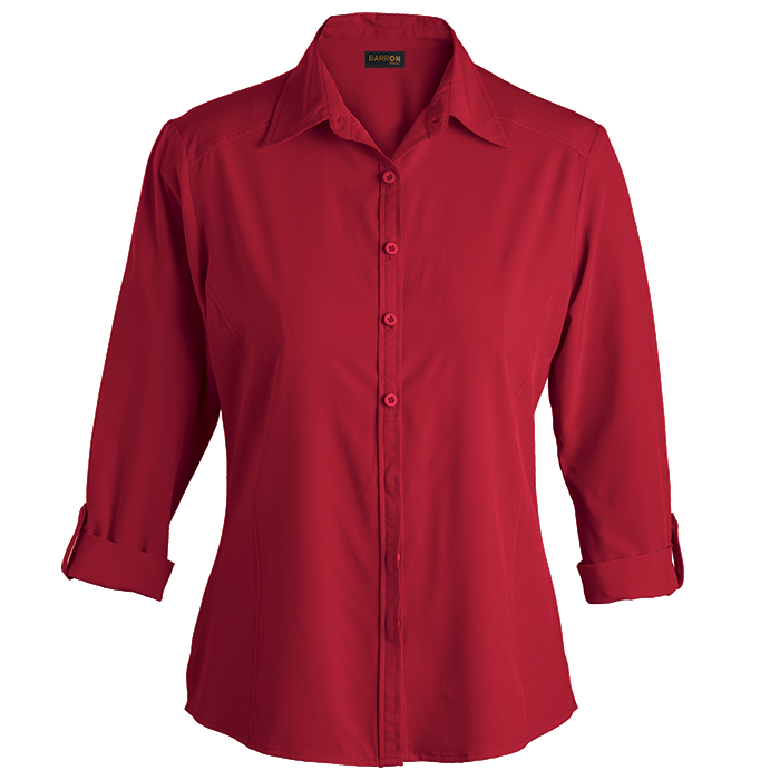 Geneva Blouse Ladies - Red