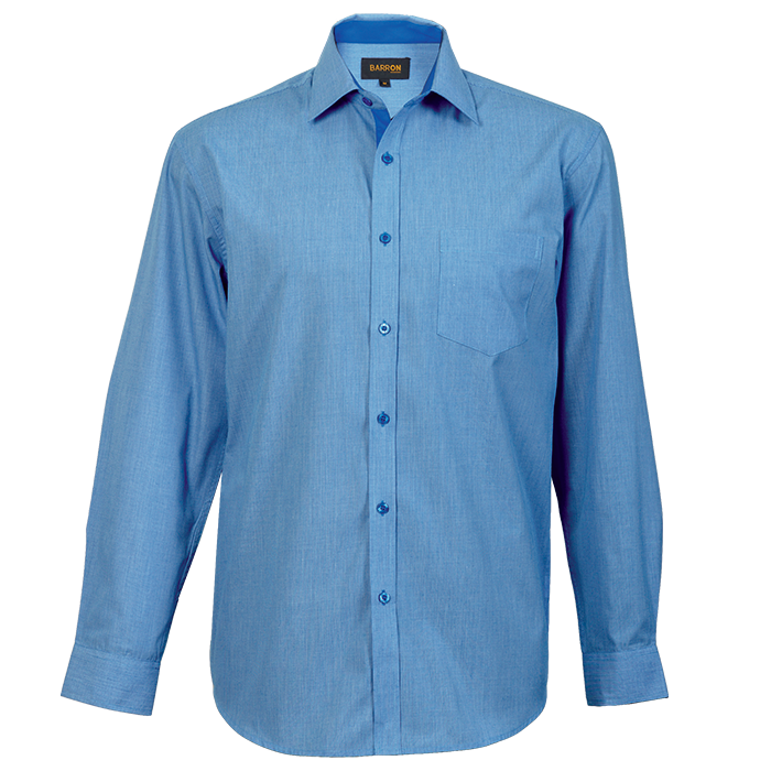Madison Lounge Long Sleeve Mens - Sky