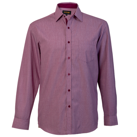 Madison Lounge Long Sleeve Mens - Wine Red