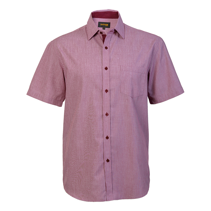 Madison Lounge Short Sleeve Mens - Wine Red