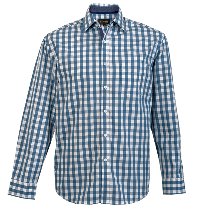 Cedar Lounge Long Sleeve Mens - Denim Blue