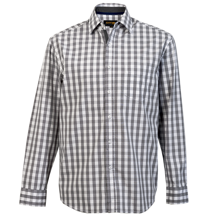 Cedar Lounge Long Sleeve Mens - Grey