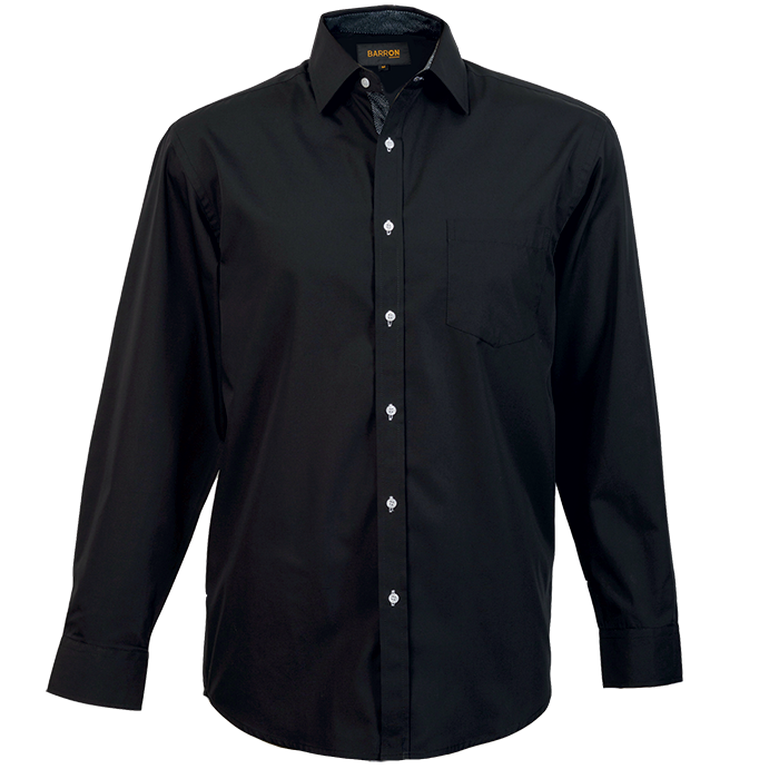 Saga Lounge Long Sleeve Mens - Black