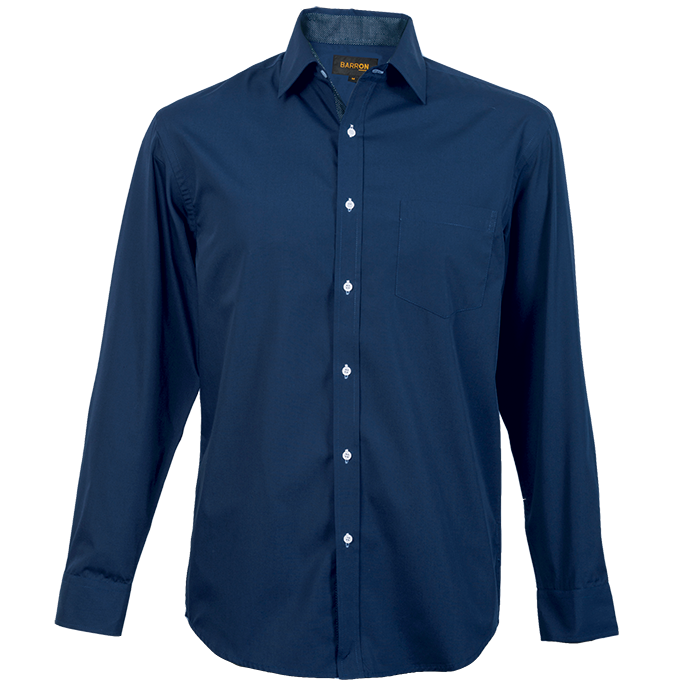 Saga Lounge Long Sleeve Mens - Navy
