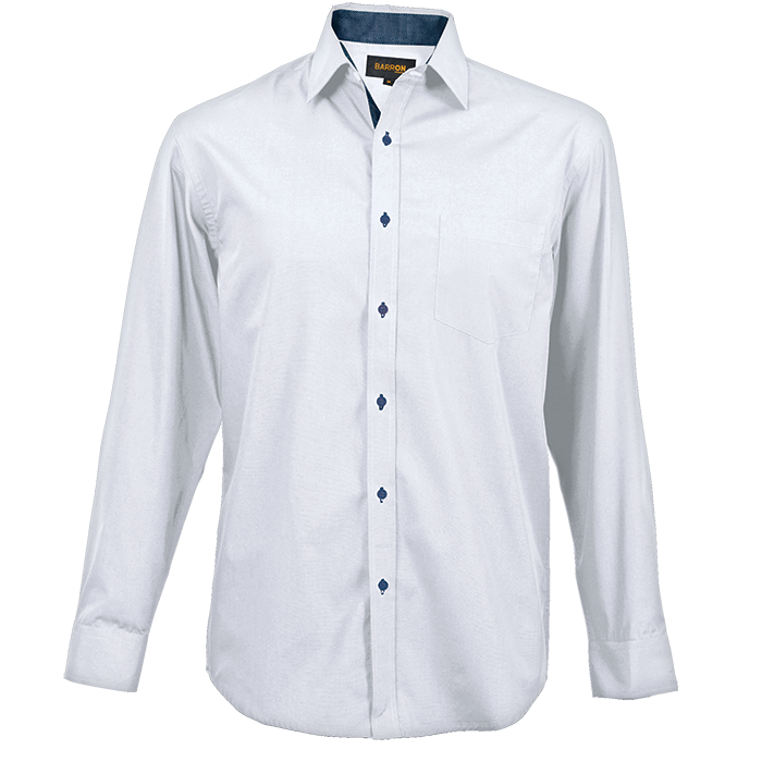 Saga Lounge Long Sleeve Mens - White