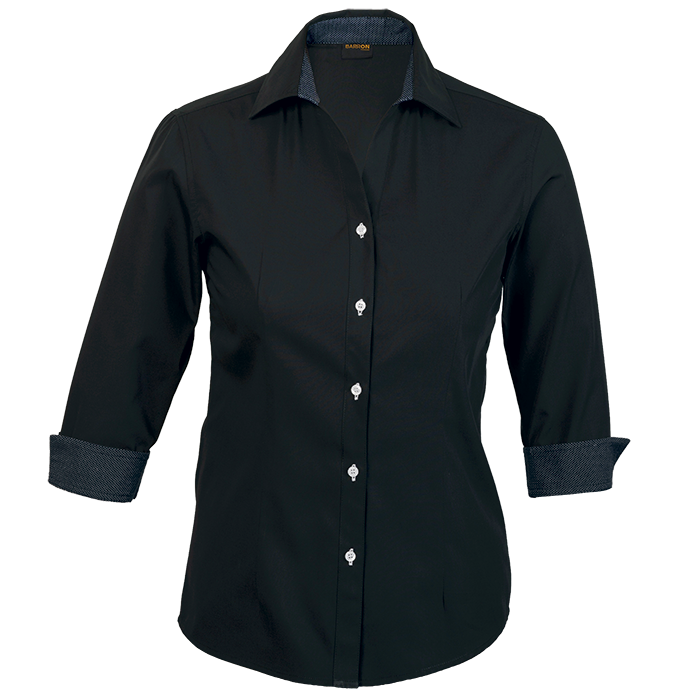 Saga Blouse Ladies - Black
