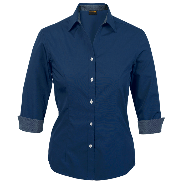 Saga Blouse Ladies - Navy