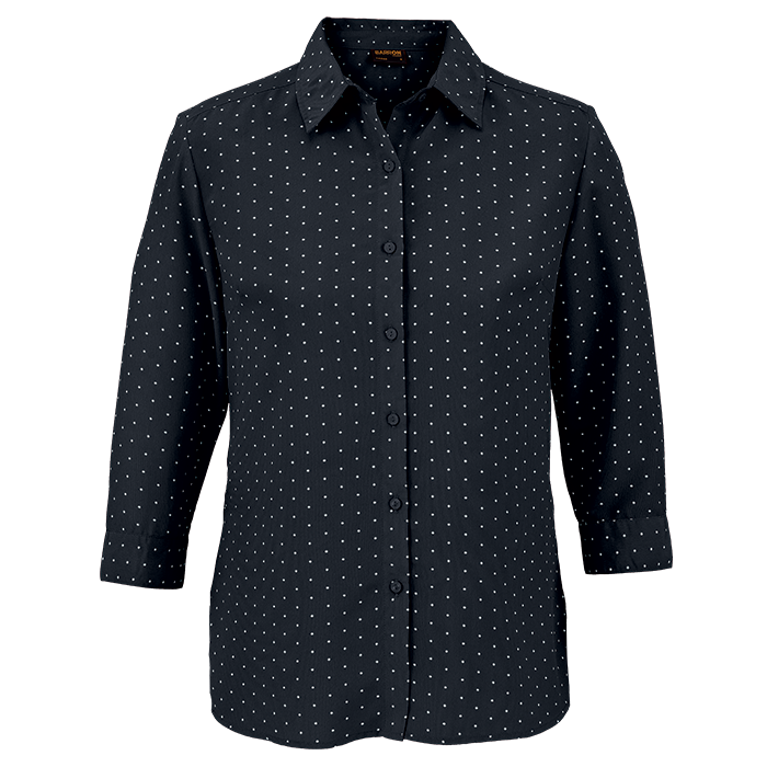 Orchid Blouse Ladies - Black/White