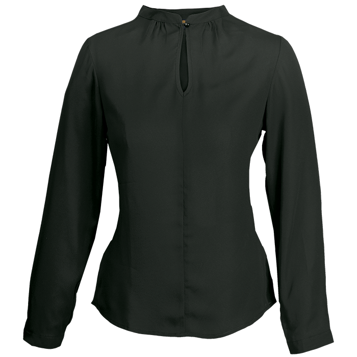 Jasmine Blouse Long Sleeve Ladies - Black