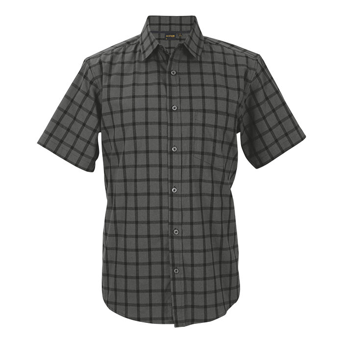 Enviro Lounge Shirt Short Sleeve - Charcoal/Black