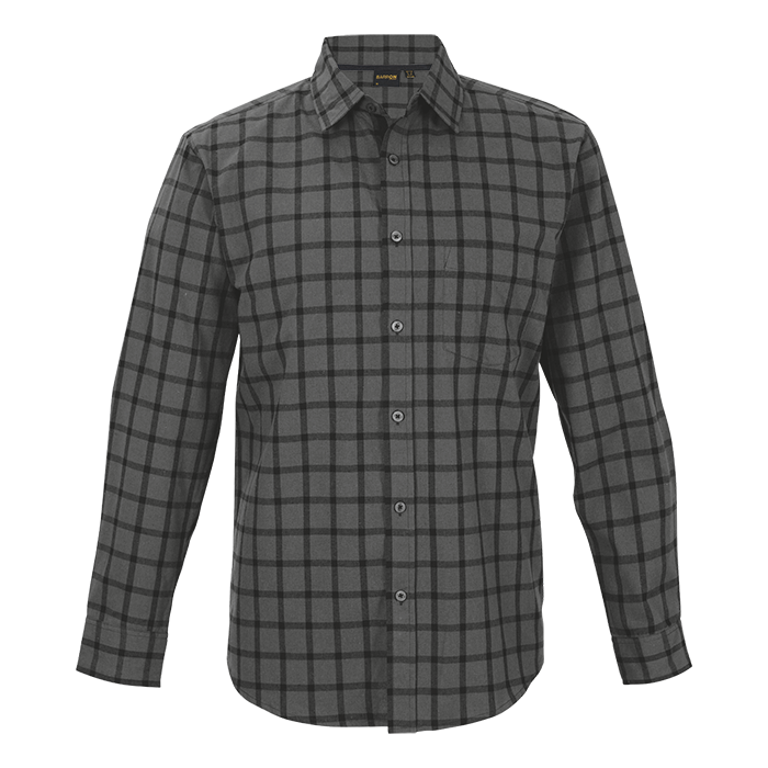 Enviro Lounge Shirt Long Sleeve - Charcoal/Black