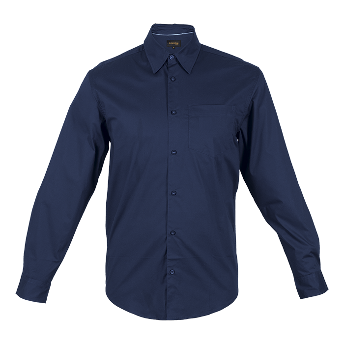Florida Lounge Shirt Long Sleeve Mens - Navy
