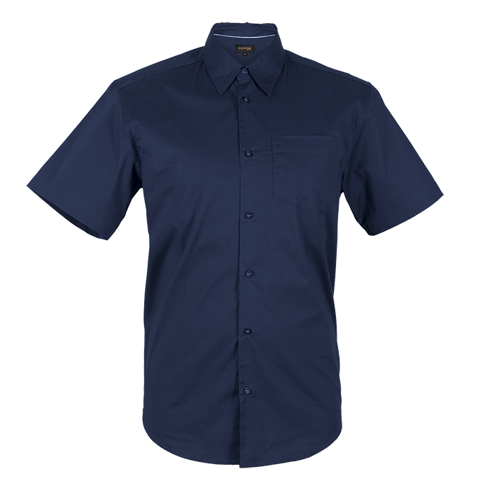 Florida Lounge Shirt Short Sleeve Mens - Navy