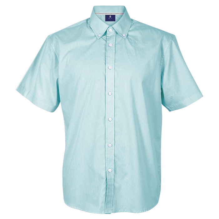 Prime Cotton Lounge Short Sleeve Mens - Sky