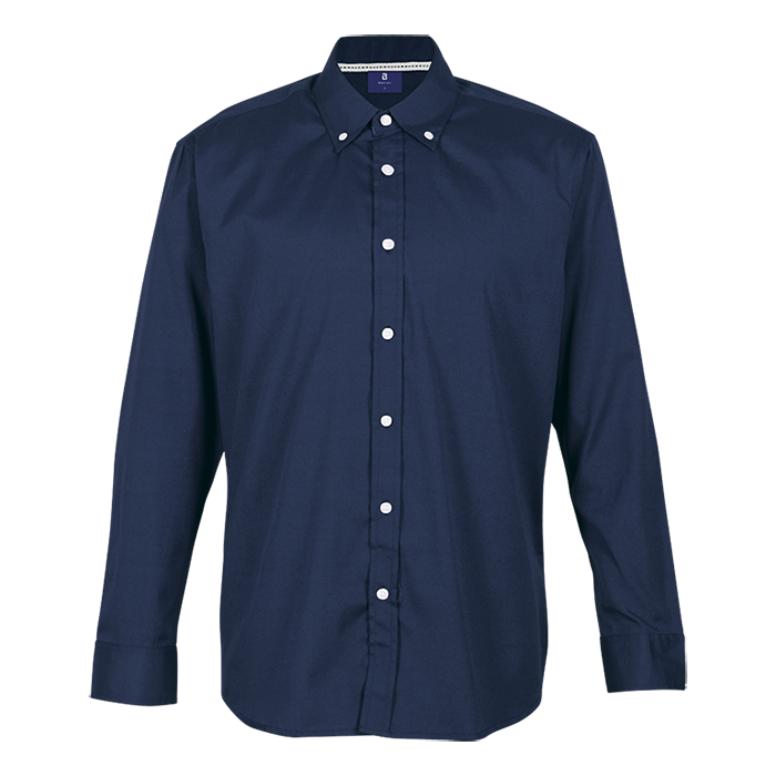 Prime Cotton Lounge Long Sleeve Mens - Navy