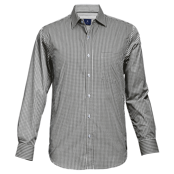 Alabama Lounge Long Sleeve Mens - Black/White