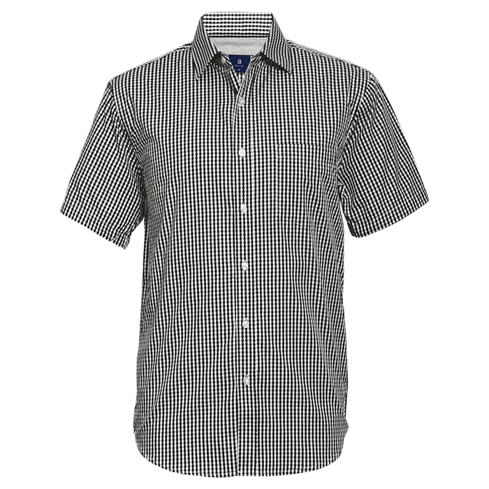 Alabama Lounge Short Sleeve Mens - Black/White