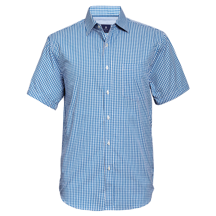 Alabama Lounge Short Sleeve Mens - Blue/White