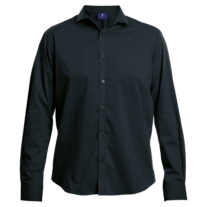 Slim Fit Lounge Long Sleeve Mens - Navy