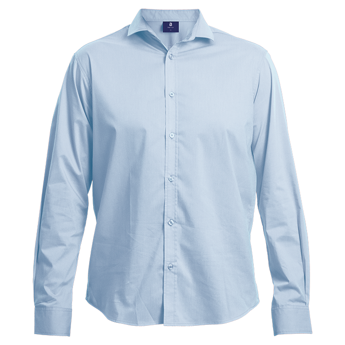 Slim Fit Lounge Long Sleeve Mens - Sky Blue