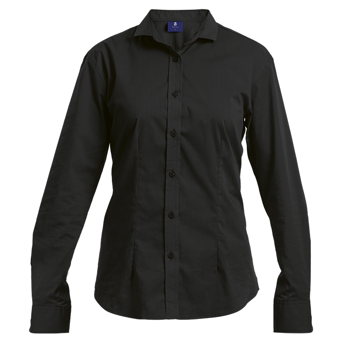 Slim Fit Lounge Long Sleeve Ladies - Black