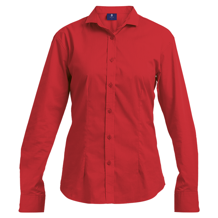 Slim Fit Lounge Long Sleeve Ladies - True Red